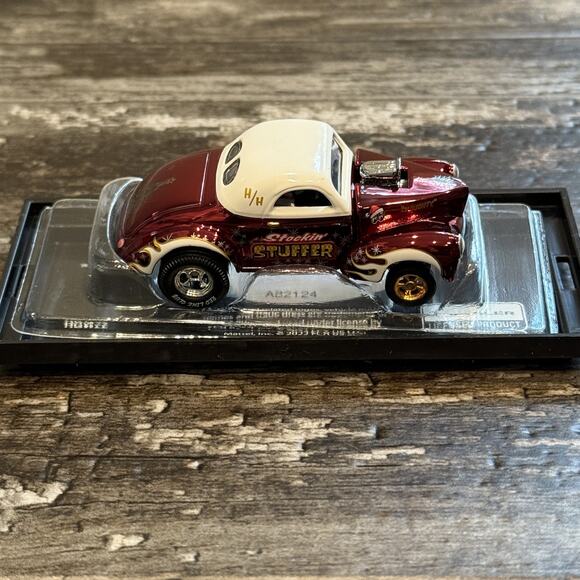Hot Wheels Red Line Club 2022 Holiday Car 41 Willys Gasser Stockin’‎ Stuffer NIB - Picture 13 of 16